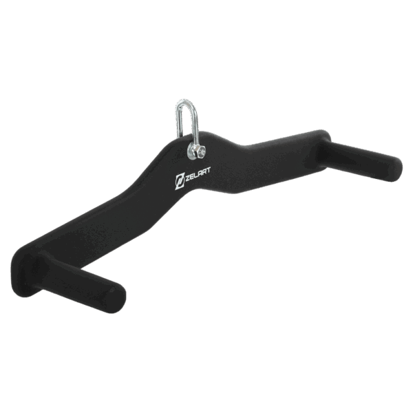 Рукоятка для тяги вниз c широким хватом Lat Pull Down Bar нескользящее покрытие Mdbuddy TA-5392 размер 52х10х15см черный