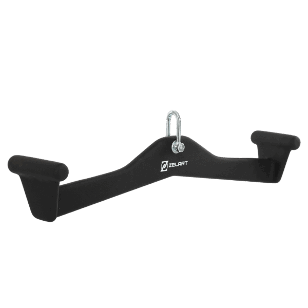 Рукоятка для тяги вниз c широким хватом Lat Pull Down Bar нескользящее покрытие Mdbuddy TA-5393 размер 55х12х12см черный